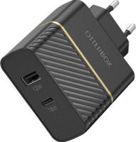 Otterbox EU Wall Charger 30W USB-oplader 30 W 1x USB-A, 1x USB-C USB PD Zwart Binnen - thumbnail