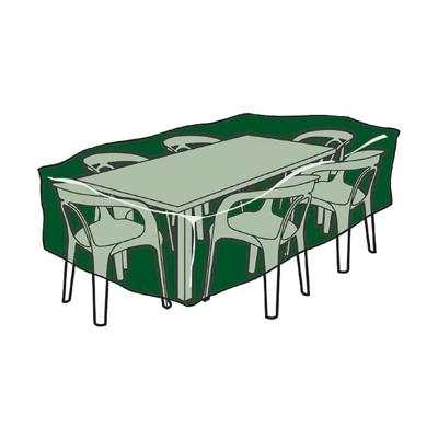 Beschermhoes Altadex Tuinmeubilair Groen Polyester Plastic 205 x 325 x 90 cm Beschermhoes Altadex Tuinmeubilair Groen Polyester Plastic 205 x 325 x 90 cm