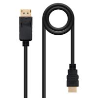 Adapter DisplayPort naar HDMI NANOCABLE 10.15.4305 Zwart 5 m - thumbnail