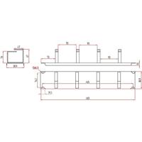 Renkforce RF-3440222 19 inch Kabelgeleiding voor patchkast 2 HE Zwart - thumbnail