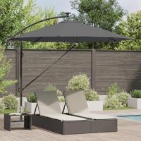 VidaXL Parasol antraciet 294 x 294 x 248 cm polyester en aluminium - thumbnail