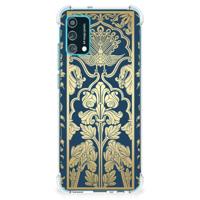 Samsung Galaxy M02s | A02s Case Beige Flowers - thumbnail