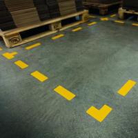 Durable 170104 Stelplaatsmarkering vorm kruis Signaalgeel 10 stuk(s) (l x b x h) 150 x 150 x 0.7 mm - thumbnail