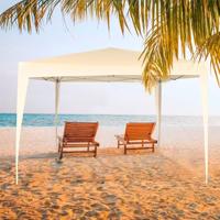 Tuinhuisje Aktive 300 x 240 x 300 cm Staal Crème Plastic - thumbnail