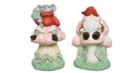Paddestoel terracotta multi assorti kerst Decoris - Decoris - thumbnail