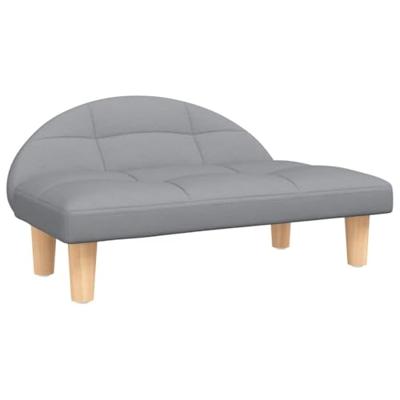 VidaXL Hondenmand 70x52x30 cm stof lichtgrijs VidaXL Hondenmand 70x52x30 cm stof lichtgrijs