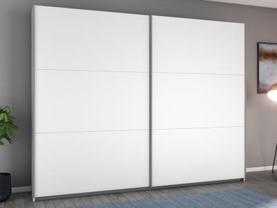 Kledingkast AYOSO 2 schuifdeuren 261 cm wit Kledingkast AYOSO 2 schuifdeuren 261 cm wit