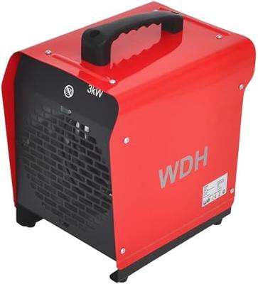 WDH WDH-BGP03 Ventilatorkachel 25 m² Rood