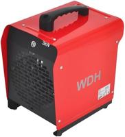 WDH WDH-BGP03 Ventilatorkachel 25 m² Rood - thumbnail