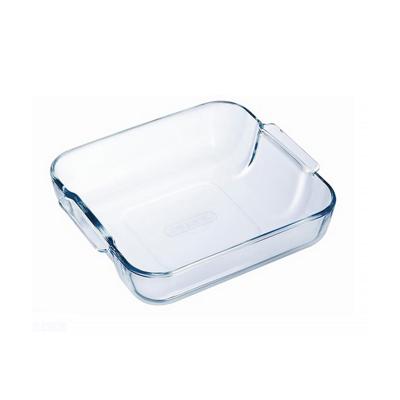 Pyrex ovenschaal vierkant 29x23cm glas Pyrex ovenschaal vierkant 29x23cm glas