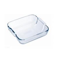 Pyrex optimum braadslede ovenschaal vierkant glas 23cm - thumbnail