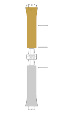 Horlogeband Rado 01.964.0548.3.115 Rubber Rood
