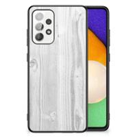 Samsung Galaxy A52 | A52s (5G/4G) Houten Print Telefoonhoesje White Wood - thumbnail