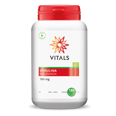 Vitals Spirulina Biologisch 500mg Tabletten