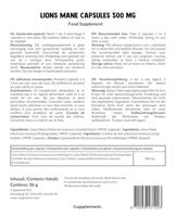Cupplement Lions Mane Supplements 60Capsules - thumbnail