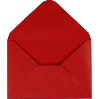 Creativ Company Envelop rood, 11,5x15cm, 10st. - thumbnail