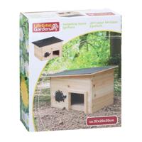Lifetime Garden Houten Egelhuis 32x26x20 cm - thumbnail