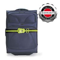 Kofferriem Master Lock cijferslot groen/zwart - thumbnail