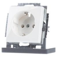 Busch-Jaeger 20 EUC-914 Wandcontactdoos met randaarde Inzetstuk Busch-balance SI Alpine-wit 1 stuk(s) - thumbnail