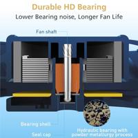 Akasa Alucia XS12 Computer behuizing Koelplaat/radiatoren Zwart 1 stuk(s) - thumbnail