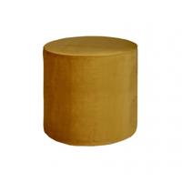 WOOOD Poef 'Sara', kleur Okergeel - thumbnail