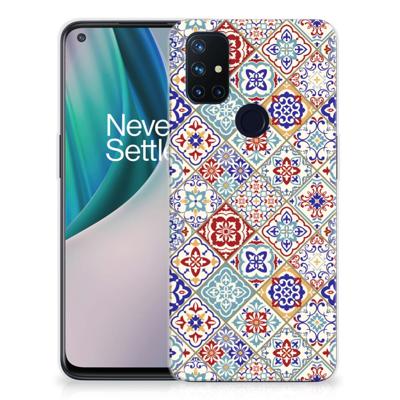 OnePlus Nord N10 5G | TPU | Siliconen hoesje | Tiles Color OnePlus Nord N10 5G | TPU | Siliconen hoesje | Tiles Color