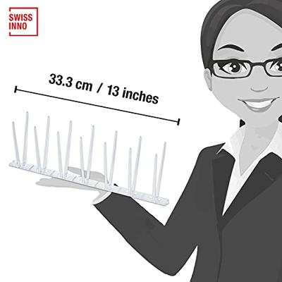 Swissinno Natural Control Birds Away Spikes tegen duiven Functies Afschrikking 300 cm
