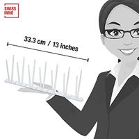 Swissinno Natural Control Birds Away Spikes tegen duiven Functies Afschrikking 300 cm - thumbnail