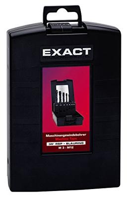 Exact 43654 Machinetapboor 7-delig Metrisch M3, M4, M5, M6, M8, M10, M12 Rechtssnijdend DIN 371 HSS-E Model C 1 set(s)
