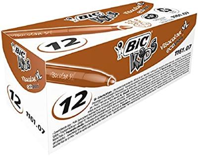 BIC visa color kleurstiften, lijndikte 3 mm, midden bruin, 12 stuk/ 1 doos - thumbnail