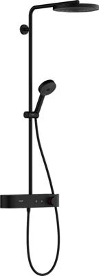 Hansgrohe Pulsify S Showerpipe 260 1jet EcoSmart met ShowerTablet Select 400, mat zwart Hansgrohe Pulsify S Showerpipe 260 1jet EcoSmart met ShowerTablet Select 400, mat zwart