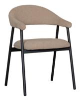 LABEL51 Eetkamerstoel 'Amaze' Elite stof, kleur Clay - thumbnail