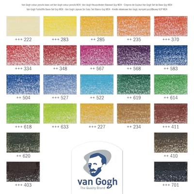 Bruynzeel Van gogh basisset kleurpotloden met 24 kleuren Bruynzeel Van gogh basisset kleurpotloden met 24 kleuren