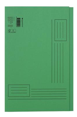 Vouwmap quantore fo ongelijke zijde 250gr groen