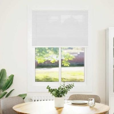Pliss rolgordijn 90x150 cm stofbreedte 89,4 cm polyester wit - thumbnail