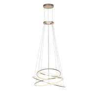 Neuhaus PURE Hanglamp E-Flying Rings Ø 110 cm vide champagne - thumbnail