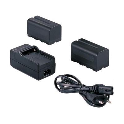Falcon Eyes 2 x Accu NP-F750 + Acculader SP-CHG voor LED Lamp