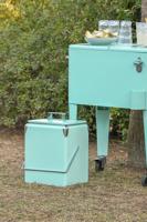 Koelbox Home ESPRIT Groen PVC Metaal Staal Polypropyleen 17 L 32 x 24 x 43 cm - thumbnail