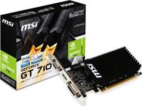 MSI GeForce GT 710 2 GB DDR3 grafische kaart - thumbnail