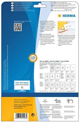 Herma 4228 Correctie-etiketten 97 x 42.3 mm Papier, mat Wit 300 stuk(s) Permanent hechtend Laser (zwart/wit), Kopiëren (zwart/wit), Laser (kleur), Kopiëren