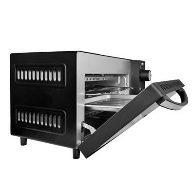 Silva MB 1000 Mini-oven Timerfunctie, Kijkvenster, Grillfunctie, Traploze temperatuurregeling 10 l