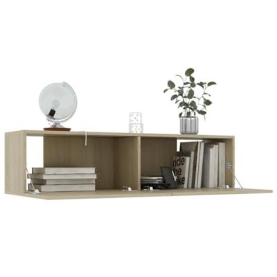 VidaXL Tv-meubel 120x30x30 cm bewerkt hout sonoma eikenkleurig