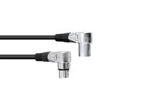 OMNITRONIC XLR Cable 3-pin 1.5m 90Â° bk - thumbnail