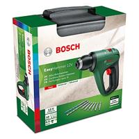 Bosch Groen EasyHammer 12V Accu Boorhamer | 0,5 J | Incl 2 boren en 6 lange bits | In doos - 06039D0000 - thumbnail