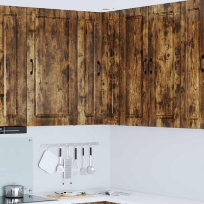 Keukenkast Kalmar Gerookt eiken 57 x 57 x 100 cm Bewerkt hout