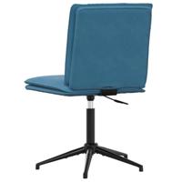 Eetkamerstoelen 4 st fluweel blauw - thumbnail