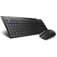 Rapoo 8200M toetsenbord RF-draadloos + Bluetooth Inclusief muis Zwart - thumbnail