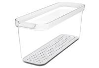 Rotho CAUMA Koelkastorganizer 27x9.2x11.3 cm 2L Wit/Transparant - thumbnail