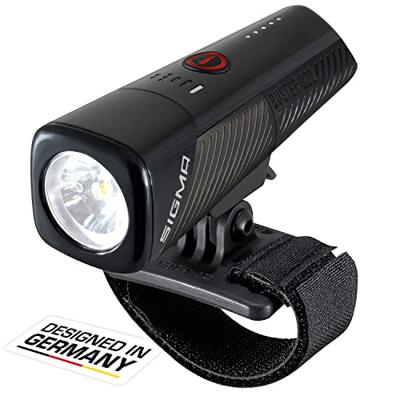 Sigma koplamp buster 800 led helmhouder -li-ion accu usb - thumbnail