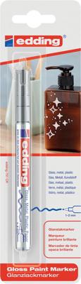 Paintmarker edding 751 oliebasis 1-2mm zilver bls Paintmarker edding 751 oliebasis 1-2mm zilver bls